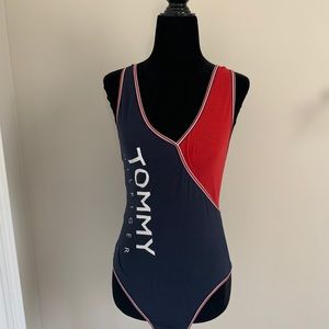 Red and Blue Bodysuit